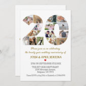 Nummer twintig aangepaste foto bruiloft Jubileum Kaart (Voorkant / Achterkant)