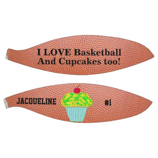 Nummer van de Basketball Cupcakes Basketbal (Panelen)