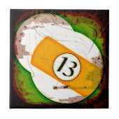 NUMMER VAN DE BILLIARDS BALL 13 TEGELTJE (Voorkant)