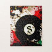 NUMMER VAN DE BILLIARTS 8 LEGPUZZEL (Verticaal)