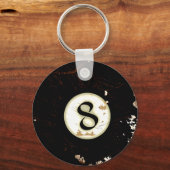 NUMMER VAN DE BILLIARTS 8 SLEUTELHANGER (Voorkant)