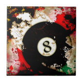 NUMMER VAN DE BILLIARTS 8 TEGELTJE (Voorkant)