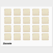 Nummer van de productkaart vierkante sticker (Vel)