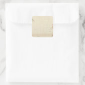 Nummer van de productkaart vierkante sticker (Tas)