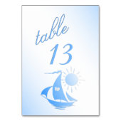 Nummer van de tabel met een verkooptheater kaart (Achterkant)