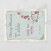  nummer van de vogelroze kerry Blossom Briefkaart (Voorkant)