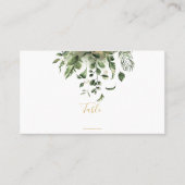 Nummer van lebyltentafel voor bruiloft plaatskaartje (Voorkant)