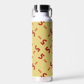 Nummer vijf bruin waterfles (Voorkant)