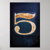 nummer vijf poster (Voorkant)