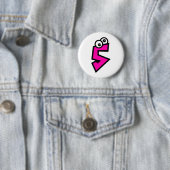 Nummer vijf ronde button 5,7 cm (In situ)