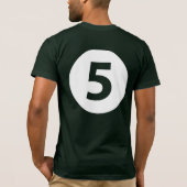 Nummer vijf t-shirt (Achterkant)