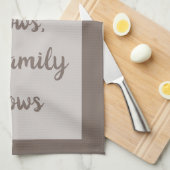 Nummer - Witte keukenhanddoeken (Quarter Fold)