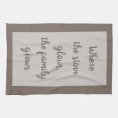 Nummer - Witte keukenhanddoeken (Horizontaal)