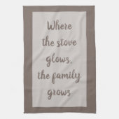 Nummer - Witte keukenhanddoeken (Verticaal)