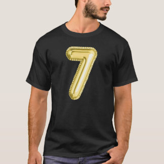Nummer zeven 7 t-shirt