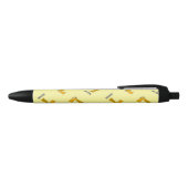 Nummer zeven beige zwarte inkt pen (Bovenkant)