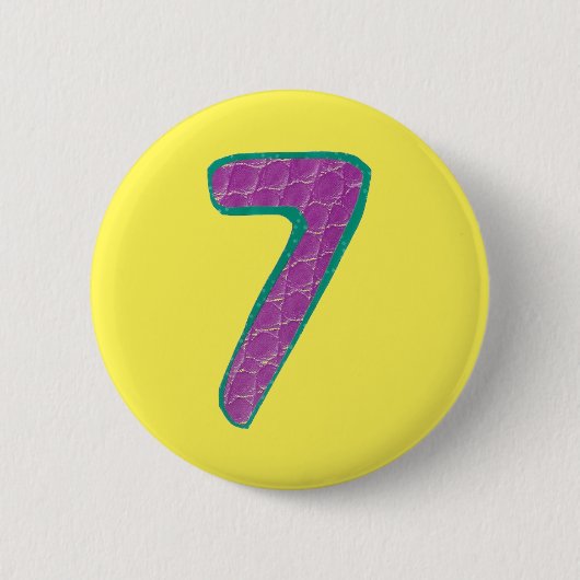 Nummer zeven Button (Voorkant)