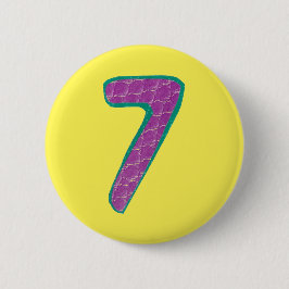 Nummer zeven Button