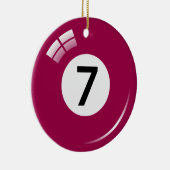 Nummer zeven-kaneelwerende balkkanonnen - dubbelzi keramisch ornament (Rechts)