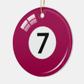 Nummer zeven-kaneelwerende balkkanonnen - dubbelzi keramisch ornament (Links)