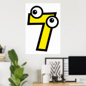 Nummer zeven poster (Thuiskantoor)