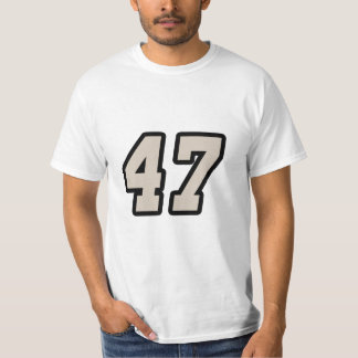Nummer zevenenveertig 47 t-shirt