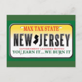 nummerborden briefkaart (Voorkant)