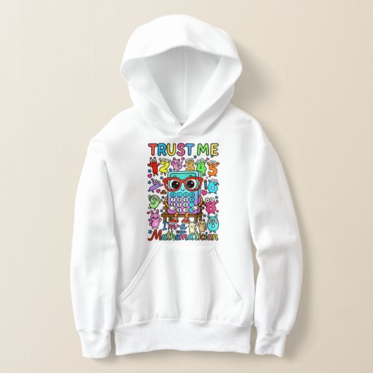 Nummerdag kinder hoodie | Grappige wiskunde nummer (Laagn)