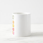 Nummerdag Rekenmachine Wiskunde Ontwerp voor Kinde Koffiemok (Center)