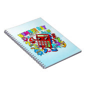 Nummerdag Wiskunde Notitieboek | Leuke Kleurrijke (Rechterzijde)