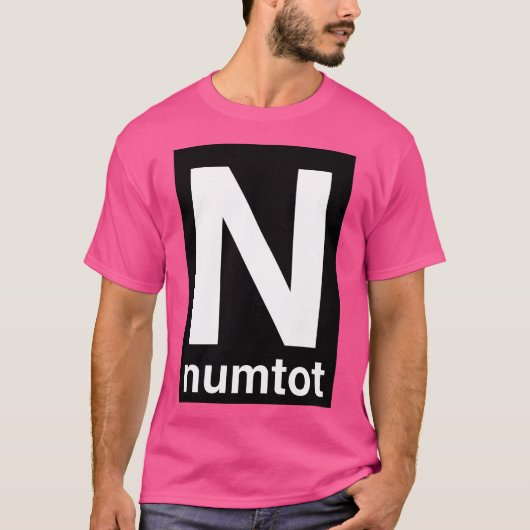 nummerdoorvoer t-shirt (Voorkant)