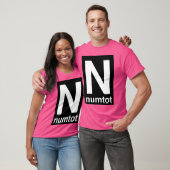 nummerdoorvoer t-shirt (Unisex)