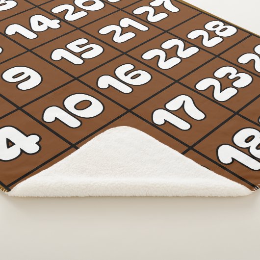 Nummerlover-nummerontwerp Sherpa Deken (3/4)