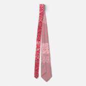 Nummerpatroon 01 b Rood BG Stropdas (Achterkant)
