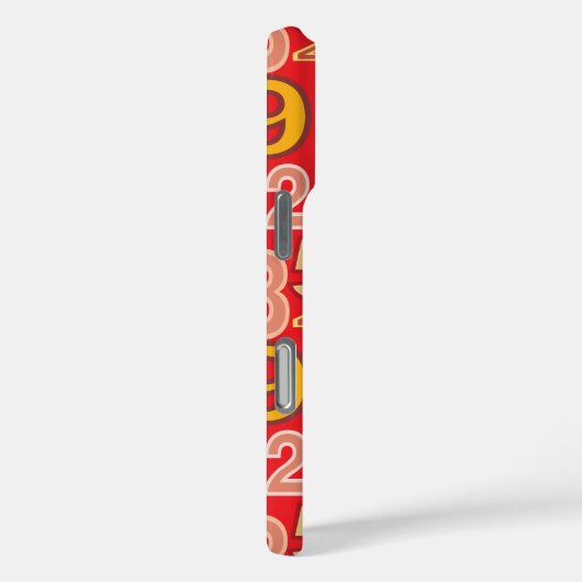 Nummerpatroon Case-Mate iPhone Case (Achterkant / Rechts)