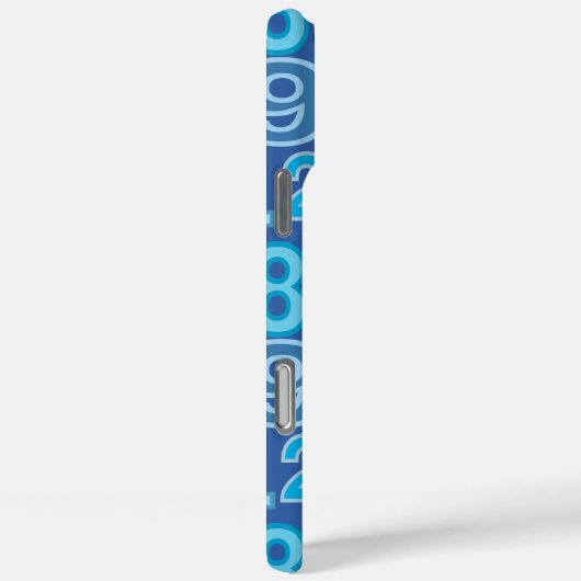 Nummerpatroon Case-Mate iPhone Case (Achterkant / Rechts)