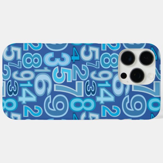 Nummerpatroon Case-Mate iPhone Case (Achterkant (horizontaal))
