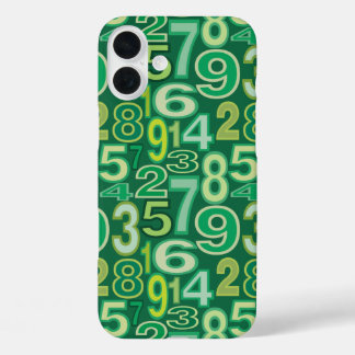 Nummerpatroon iPhone 16 Plus Hoesje