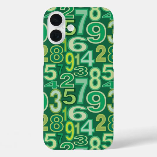Nummerpatroon Case-Mate iPhone Case (Achterkant)