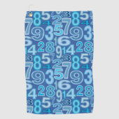 Nummerpatroon Golfhanddoek (Voorkant)