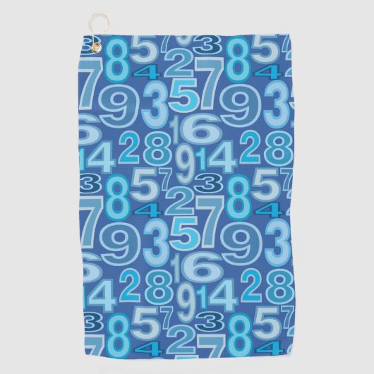 Nummerpatroon Golfhanddoek (Voorkant)