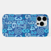 Nummerpatroon iPhone Hoesje (Achterkant horizontaal)