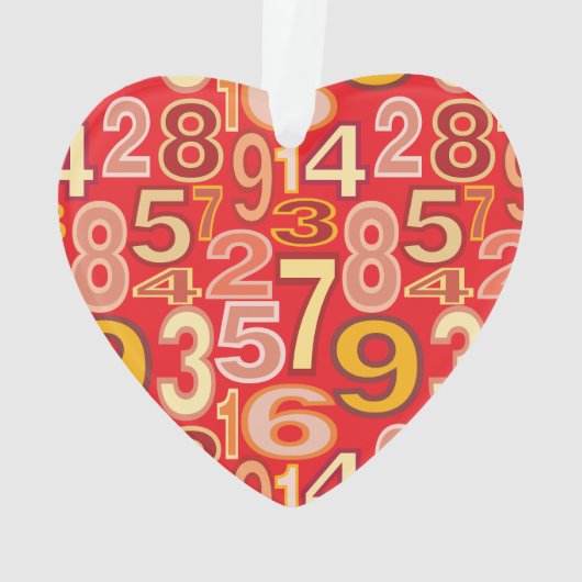 Nummerpatroon Ornament (achterkant)