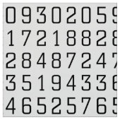 Nummerpatroon Stof (Swatch)