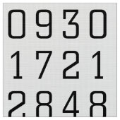 Nummerpatroon Stof (Close Up)