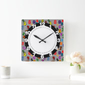 Nummerpatroon Vierkante Klok (Huis)