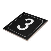 Nummerplaatje Tegeltje (Zijkant)