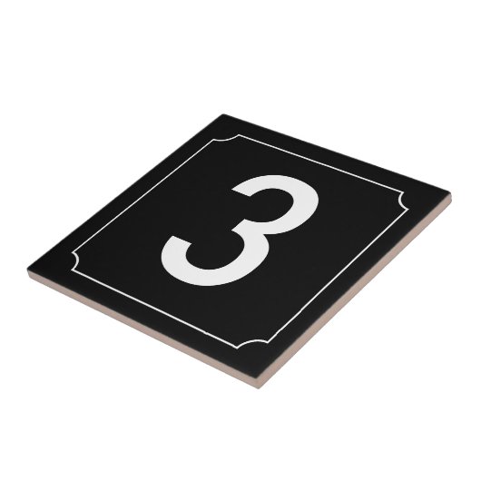 Nummerplaatje Tegeltje (Zijkant)