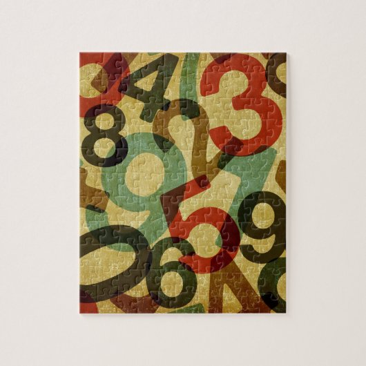 nummerpuzzel legpuzzel (Verticaal)