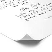 Nummers6:24-26 poster voor scriptie, dubbelzijdig (Hoek)